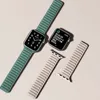 Pasek magnetyczny Magnetic Strap opaska bransoleta do Apple Watch 41 mm - niebieski